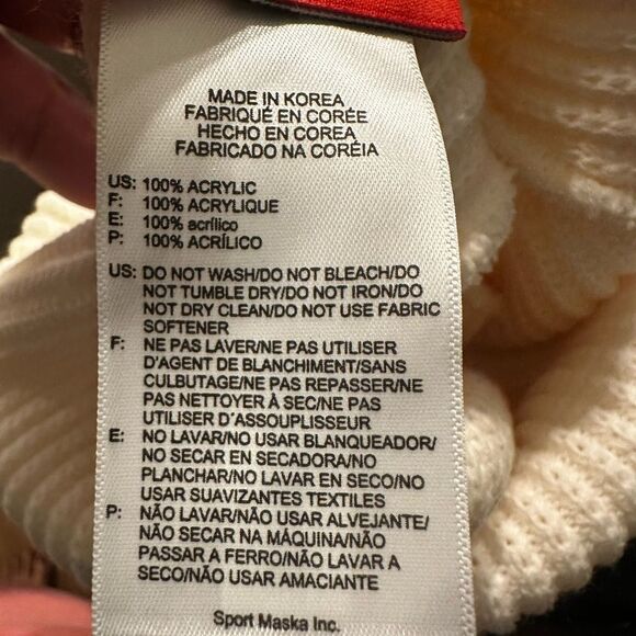 Chicago Cream Knit Beanie - Picture 4 of 4